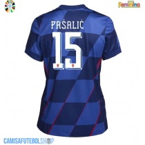 Camisa de time de futebol Croácia Mario Pasalic #15 Replicas 2º Equipamento Feminina Europeu 2024 Manga Curta